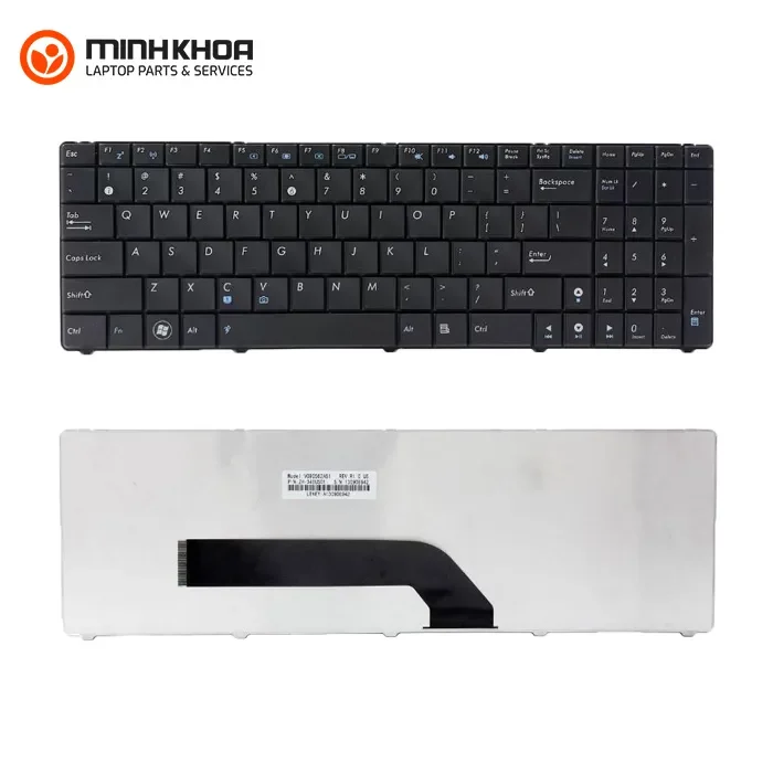 Bàn phím laptop Asus K50 K51, K60, K62, K70, K72, F52, F90, P50, X5, X70 K50A, K50I, K50IJ, K50IN, P50