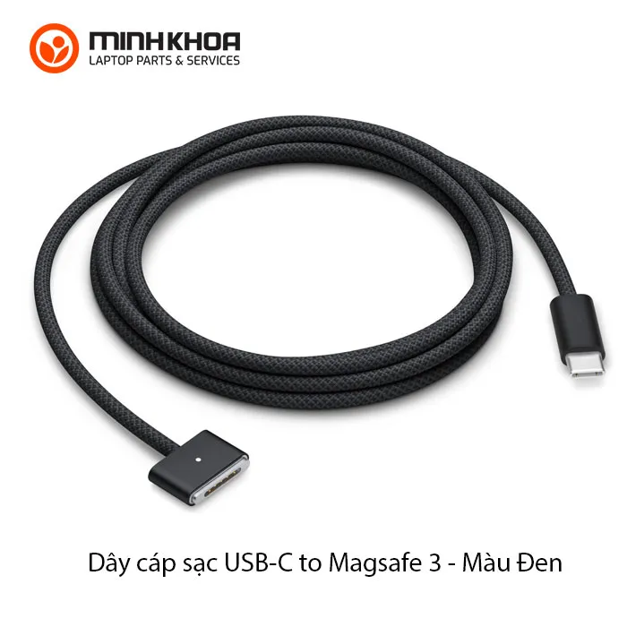 Dây Cáp Sạc Usb C To Magsafe 3 Màu đen