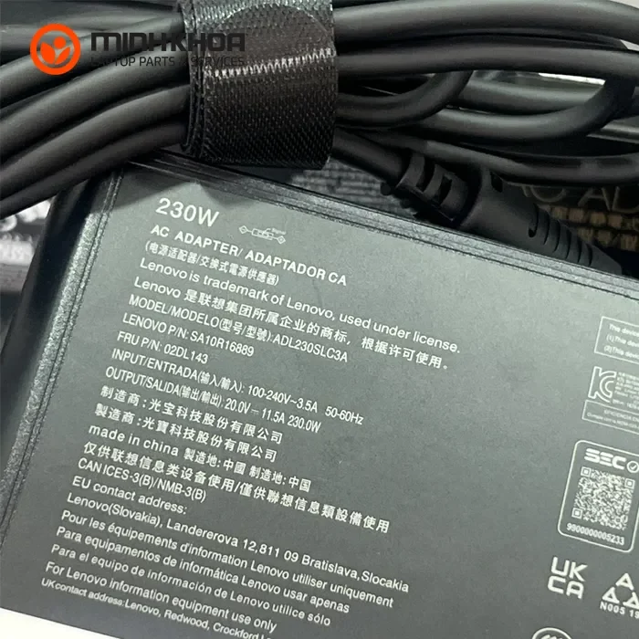 Sạc Laptop Lenovo 20V 11.5A đầu USB zin (2) Sạc Laptop Lenovo 20v 11.5a đầu Usb Zin (2)