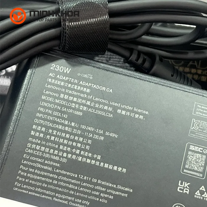 Sạc Laptop Lenovo 20v 11.5a đầu Usb Zin (2)
