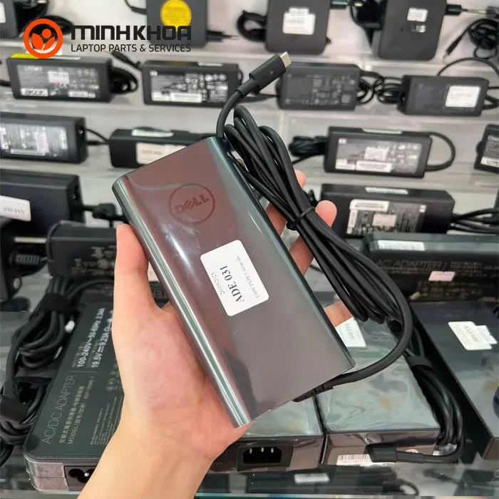Sạc laptop Dell 20V- 6.5A 130W USB C OVAN Zin (1) Sạc Laptop Dell 20v 6.5a 130w Usb C Ovan Zin (1)