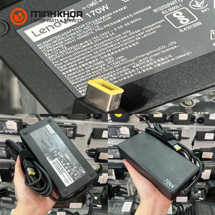 Sạc laptop Lenovo 20V- 8.5A 170w đầu USB zin (1) Sạc Laptop Lenovo 20v 8.5a 170w đầu Usb Zin (1)