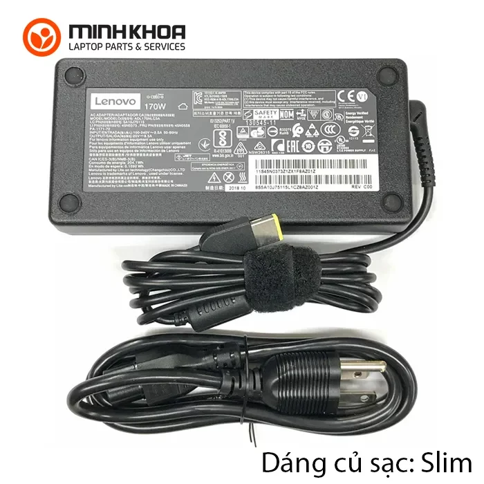 Sạc laptop Lenovo 20V- 8.5A 170w đầu USB zin (2) Sạc Laptop Lenovo 20v 8.5a 170w đầu Usb Zin (2)