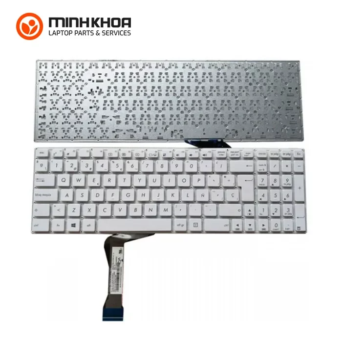 Bàn phím laptop Asus E502 E502S E502SA E502M E502MA Trắng Bàn Phím Laptop Asus E502 E502s E502sa E502m E502ma Trắng
