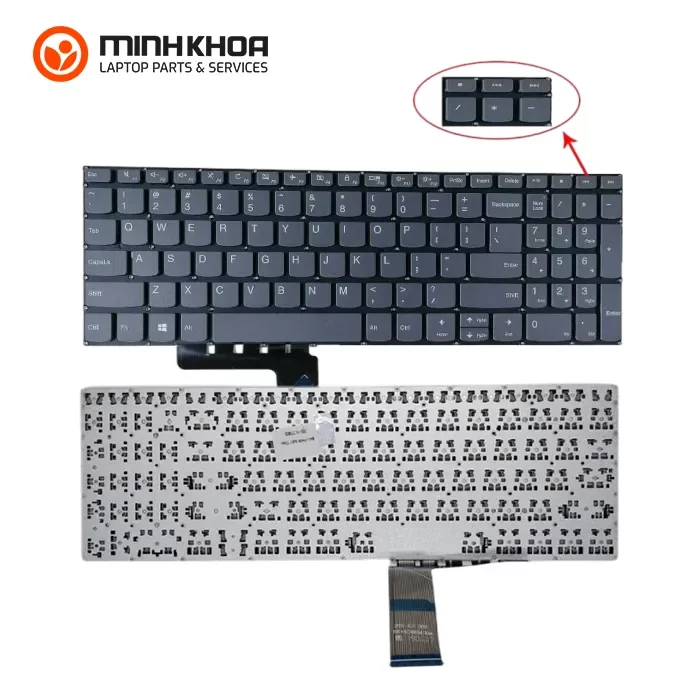 Bàn phím laptop Lenovo 320 15 không nút nguồn Bàn Phím Laptop Lenovo 320 15 Không Nút Nguồn