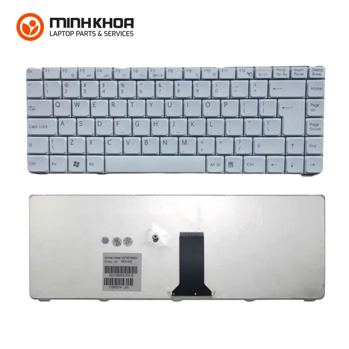 Bàn phím laptop zin Sony NR NS trắng Bàn Phím Laptop Zin Sony Nr Ns Trắng