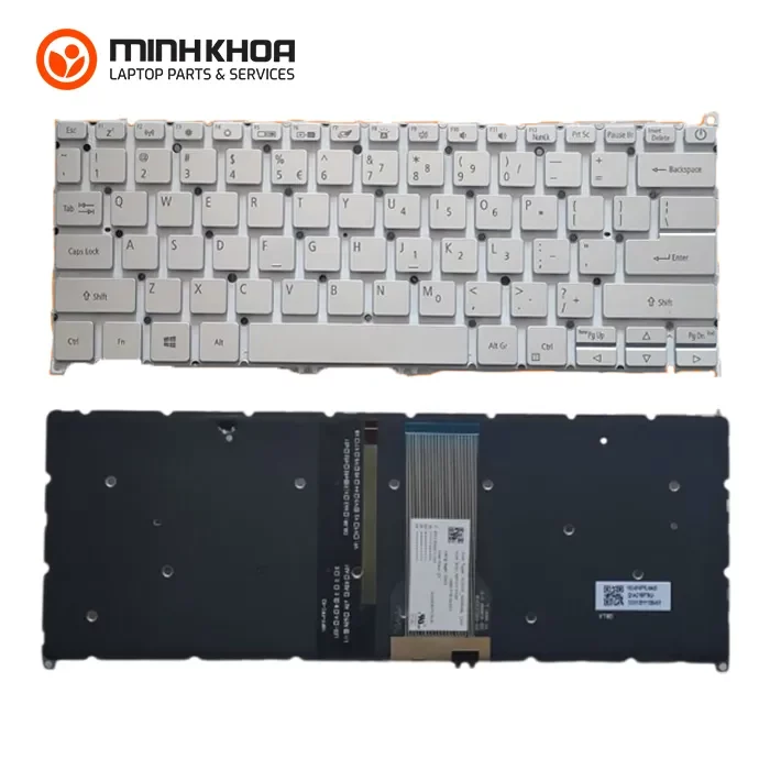 Bàn phím laptop Acer S13 SF314 SF514 zin led trắng Bàn Phím Laptop Acer S13 Sf314 Sf514 Zin Led Trắng