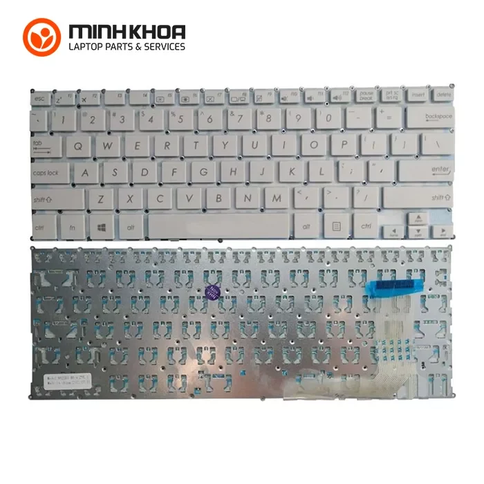 Bàn phím laptop Asus E202, E202M, E202MA, E202S, E202SA, E203N, E203M, E205, E205S, TP200 trắng Bàn Phím Laptop Asus E202, E202m, E202ma, E202s, E202sa, E203n, E203m, E205, E205s, Tp200 Trắng