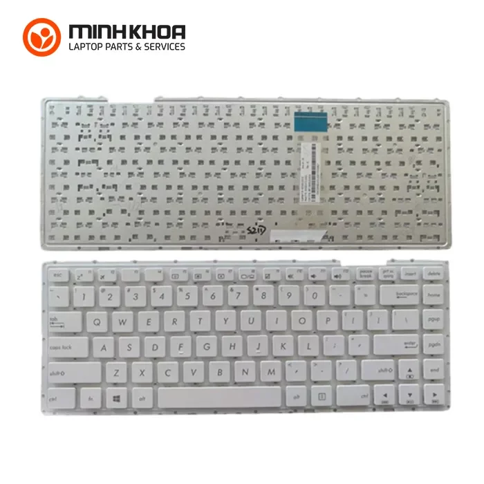 Bàn phím laptop Asus X451, X453, F451, X454, K445, F454, A456 trắng Bàn Phím Laptop Asus X451, X453, F451, X454, K445, F454, A456 Trắng