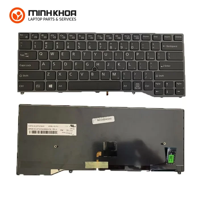 Bàn Phím Laptop Fujitsu Lifebook E5410, E4411, E5411, E5412