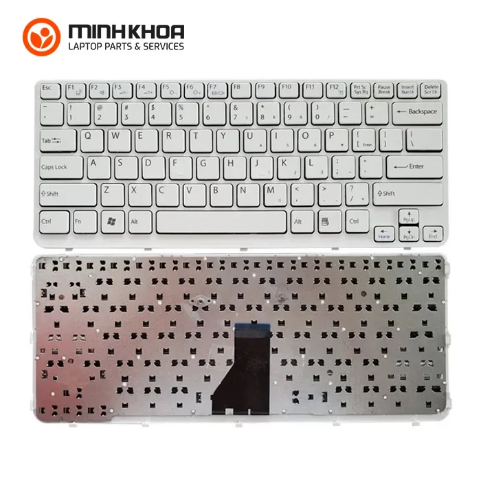 Bàn phím laptop Sony Vaio SVE141 trắng Bàn Phím Laptop Sony Vaio Sve141 Trắng