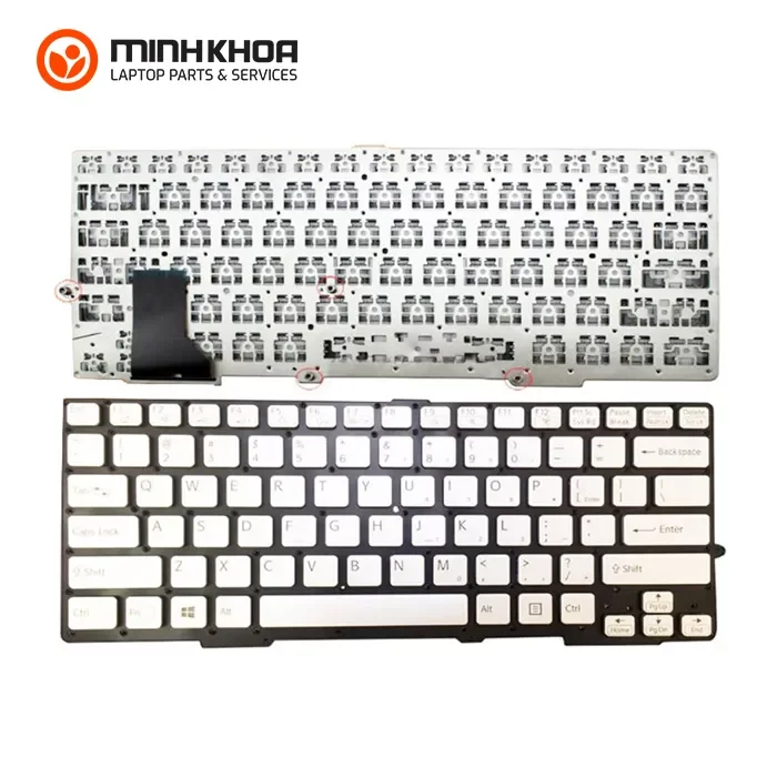 Bàn phím laptop zin Sony Vaio SVS13, SVE-13, SVE13 bạc Bàn Phím Laptop Zin Sony Vaio Svs13, Sve 13, Sve13 Bạc