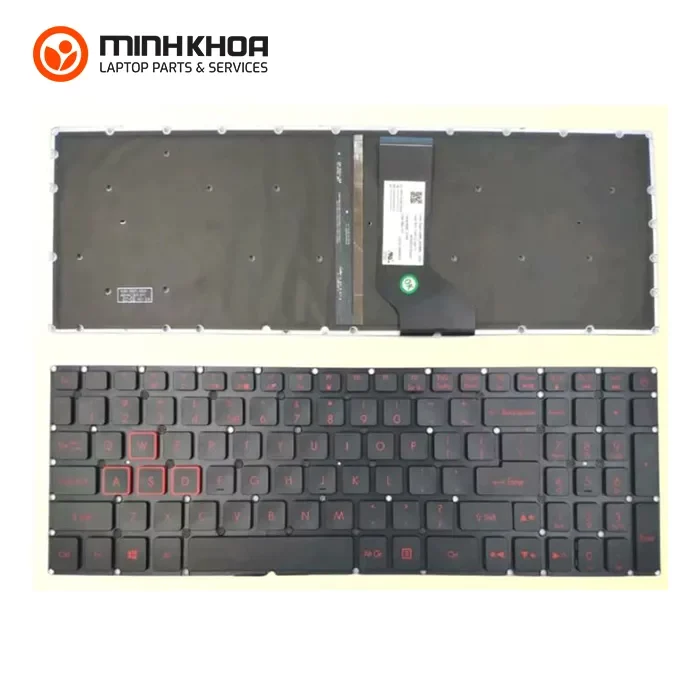 Bàn Phím Zin Led đỏ Laptop Acer Nitro 5 An515 57 2021 Cáp Nhỏ