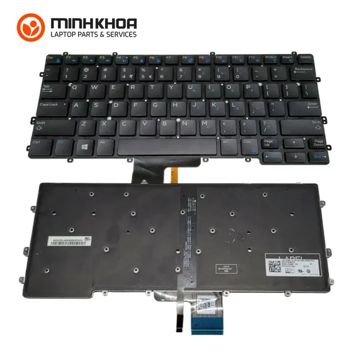 Bàn Phím Zin Led Laptop Dell Latitude 13 7370, E7370 Xps 9250 – E7370