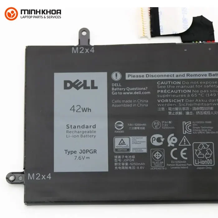 Pin ZIN laptop Dell Latitude 5285 5290 J0PGR, 31.5Wh 1WND8 (7) Pin Zin Laptop Dell Latitude 5285 5290 J0pgr, 31.5wh 1wnd8 (7)