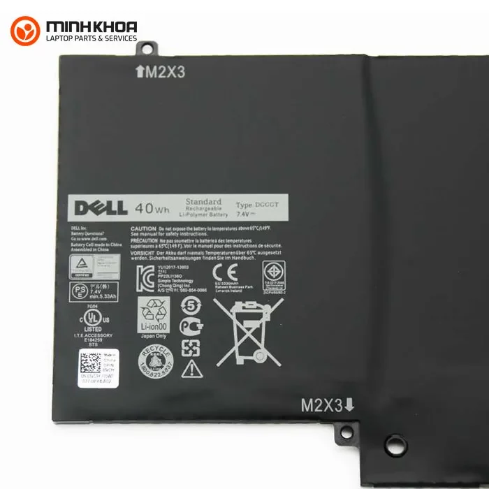Pin ZIN laptop Dell XPS 11 9P33 1308T 1508T 40wh DGGGT Pin Zin Laptop Dell Xps 11 9p33 1308t 1508t 40wh Dgggt