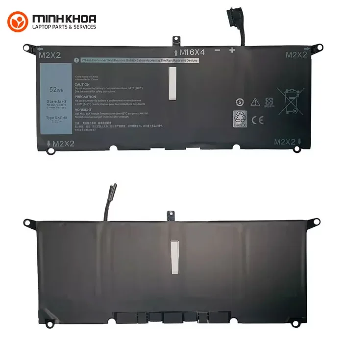 Pin ZIN laptop Dell XPS 13 9300 9310 52Wh 722KK (2) Pin Zin Laptop Dell Xps 13 9300 9310 52wh 722kk (2)