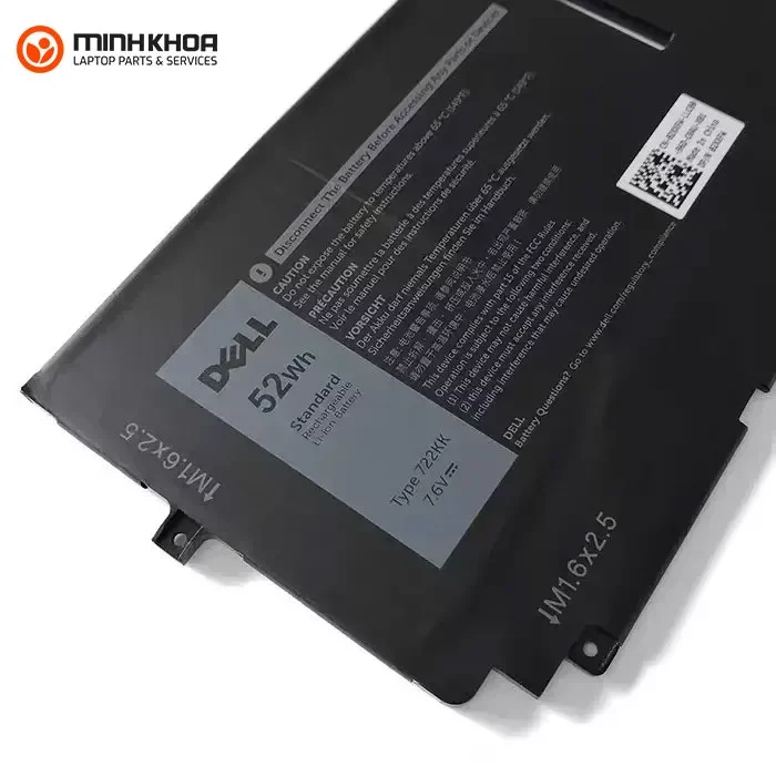 Pin ZIN laptop Dell XPS 13 9300 9310 52Wh 722KK Pin Zin Laptop Dell Xps 13 9300 9310 52wh 722kk