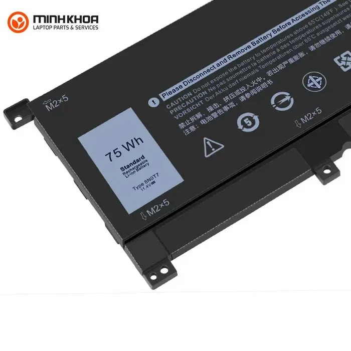 Pin ZIN laptop Dell XPS 15 9575, Precision 5530 2-in-1, 8N0T7 75WhN (2) Pin Zin Laptop Dell Xps 15 9575, Precision 5530 2 In 1, 8n0t7 75whn (2)