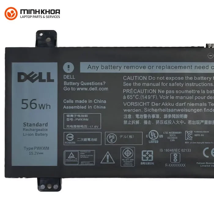 Pin zin laptop Dell Inspiron 14 7466 7467 56wh PWKWM (1) Pin Zin Laptop Dell Inspiron 14 7466 7467 56wh Pwkwm (1)