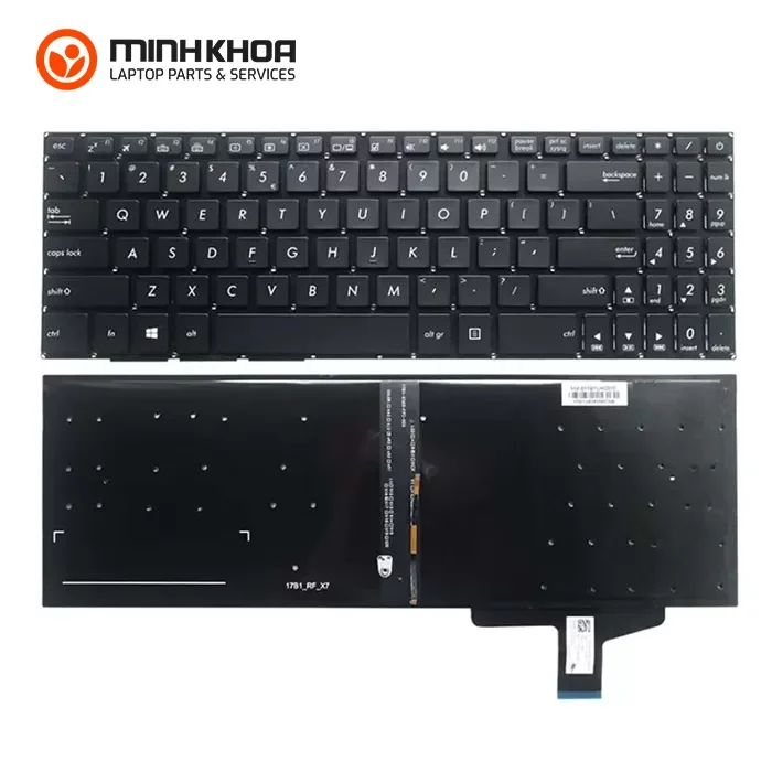 Bàn Phím Zin Laptop Asus Vivobook Pro 15 X580, N580, M580