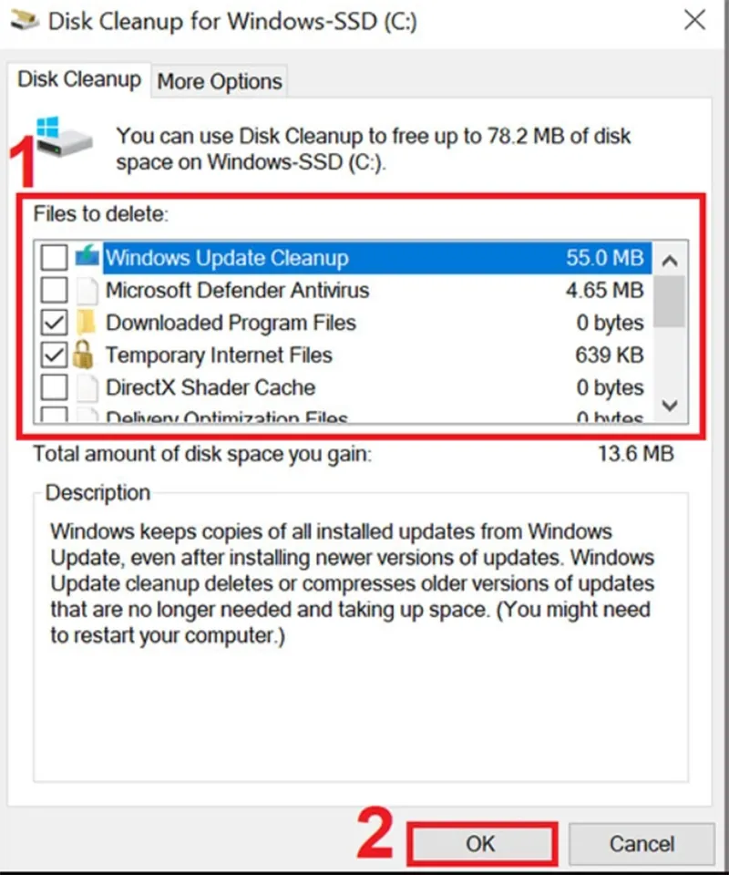 Cách Giải Phóng Dung Lượng ổ C Win 7, 10, 11 (2)