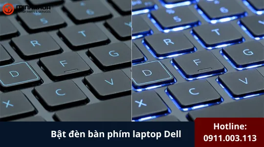 Bật đèn Bàn Phím Laptop Dell (8)