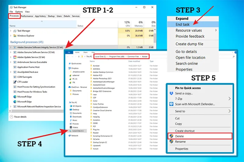 Cách Tắt Adobe Genuine Software Integrity Service (5)