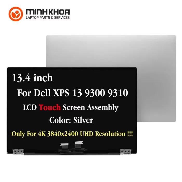 Cụm màn hình cảm ứng 13.4 inch 4K DELL XPS 9300 9310 Cụm Màn Hình Cảm ứng 13.4 Inch 4k Dell Xps 9300 9310