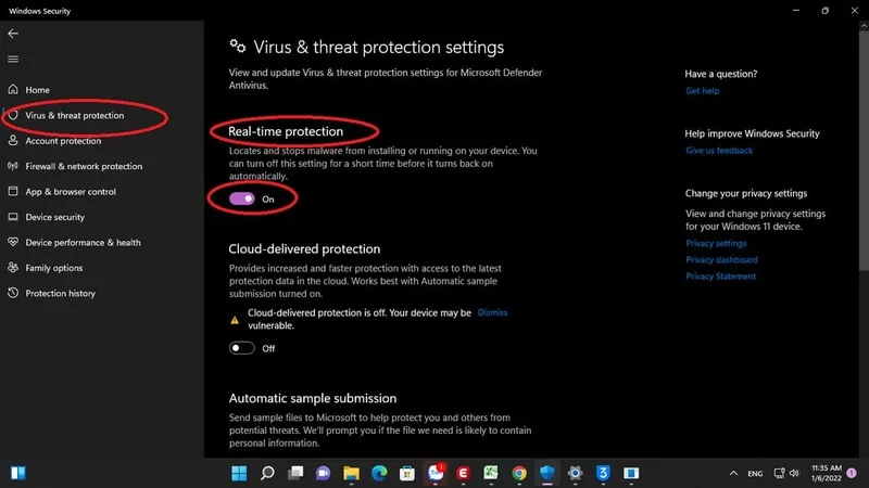 Bật Windows Defender Win 10 (3)