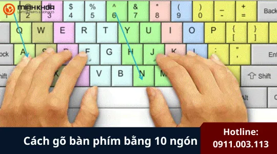 Cách Gõ Bàn Phím Bằng 10 Ngón (11)