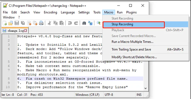 Cách Ngắt Dòng Trong Notepad++ Windows 1011 (10)