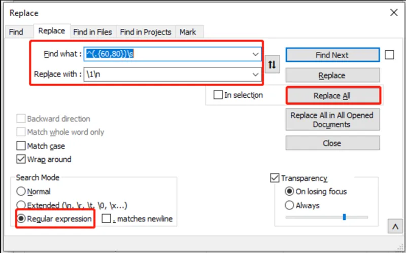 Cách Ngắt Dòng Trong Notepad++ Windows 1011 (9)