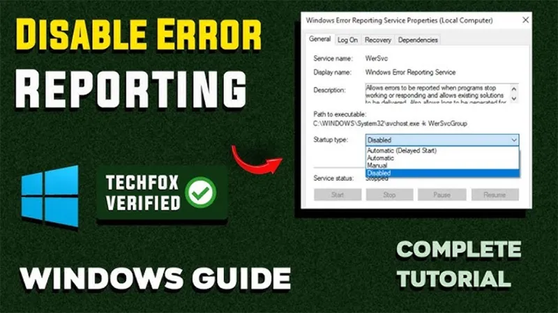 Cách Xóa Tệp Windows Error Reporting Files (1)