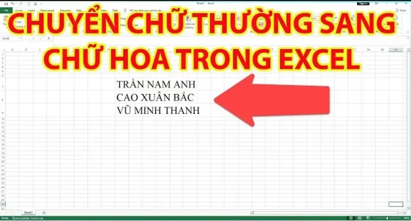 Chuyển Chữ Thường Thành Chữ Hoa Trong Excel (20)