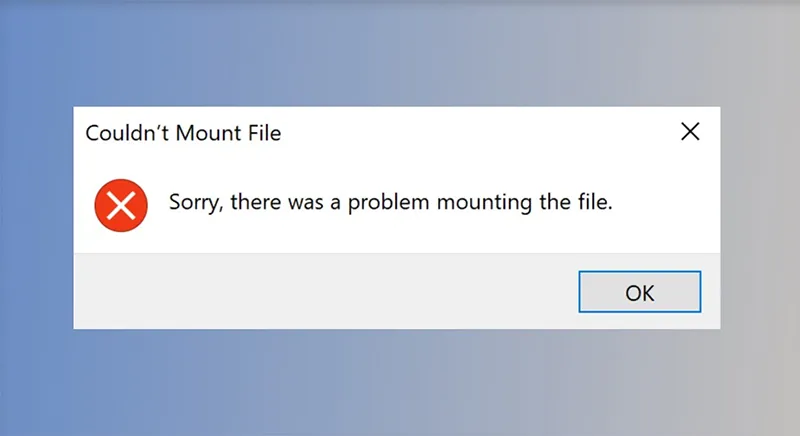 Khắc Phục Lỗi Sorry, There Was A Problem Mount The File (4)
