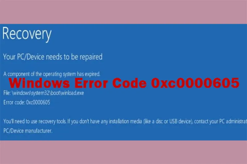 Sửa Lỗi Error Code 0xc0000605 Trong Windows (6)