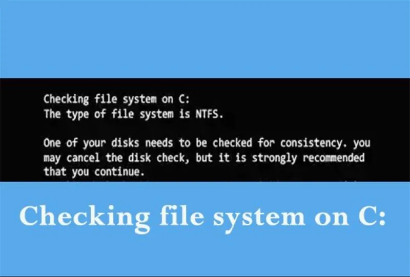 Sửa Lỗi Checking File System On C (12)