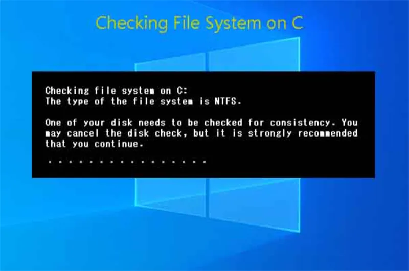 Sửa Lỗi Checking File System On C (4)