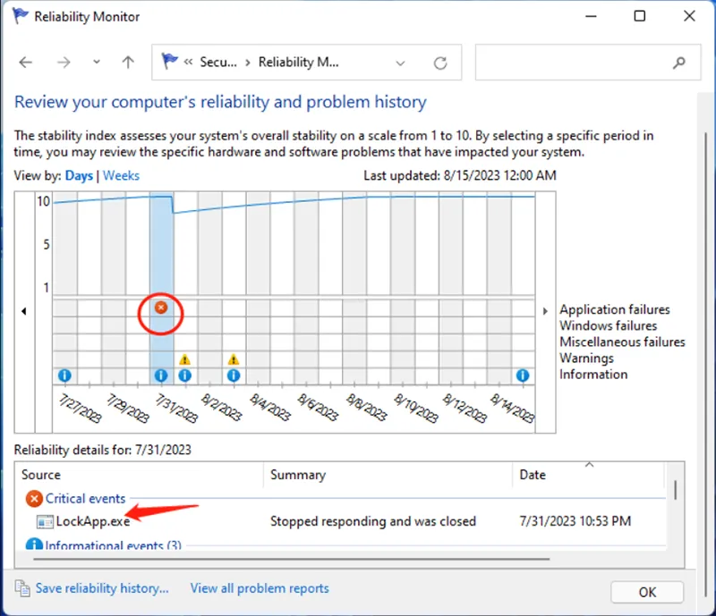 Xem Nhật Ký Màn Hình Xanh Trên Windows 1110 (3 Cách Xem) (3)