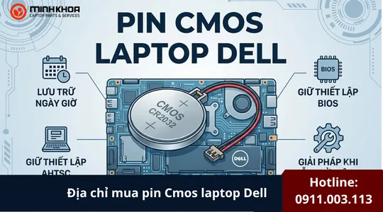 Địa Chỉ Mua Pin Cmos Laptop Dell (2)
