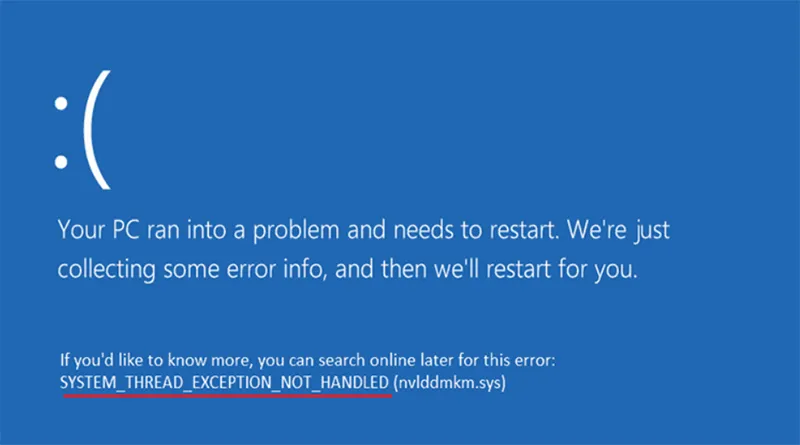 Lỗi Bsod System Thread Exception Not Handled (7 Cách Fix) (9)