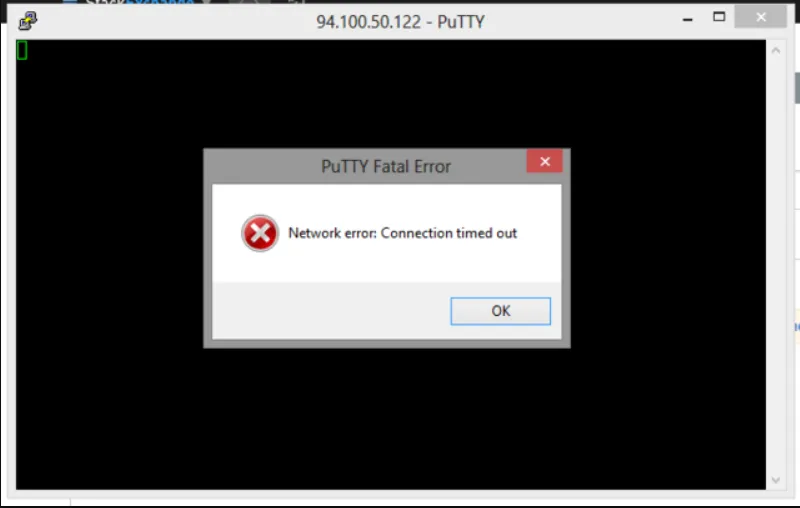 Cách Khắc Phục Putty Connection Timed Out (4)