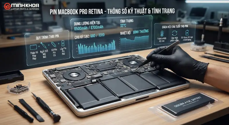 Địa Chỉ Thay Pin Macbook Pro Retina 2012 Uy Tín Tại Đà Nẵng (3)