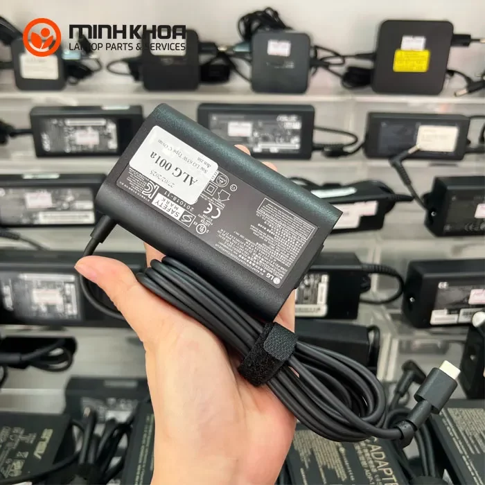 Sạc laptop LG 20V-3.25A 65W đầu USB C zin cho LG gram 14Z90P 16Z90P 17Z90P (1) Sạc Laptop Lg 20v 3.25a 65w đầu Usb C Zin Cho Lg Gram 14z90p 16z90p 17z90p (1)