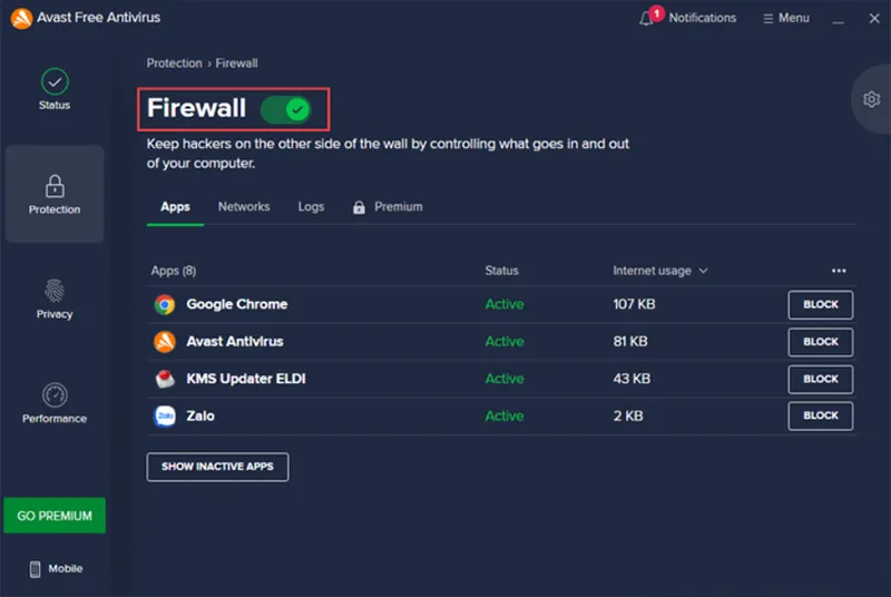 Avast Có đang Chặn Email Của Bạn Không (1)
