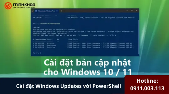 Cài đặt Windows Updates Với Powershell (2)
