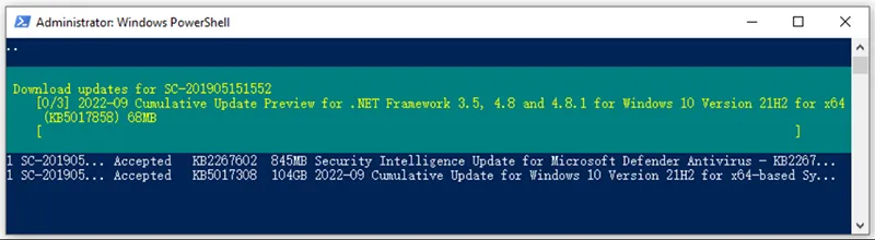 Cài đặt Windows Updates Với Powershell (5)