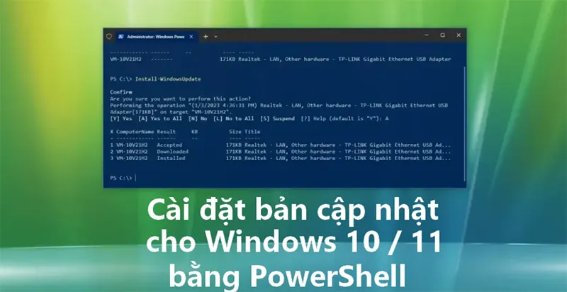 Cài đặt Windows Updates Với Powershell (9)
