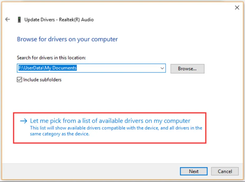 Cập Nhật Trình điều Khiển Realtek Windows 10 (1)